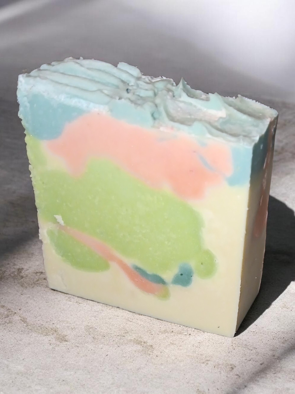 Premium Rose & Chamomile Cold Process Soap Bar 5oz ( 1 Bar Per Order )